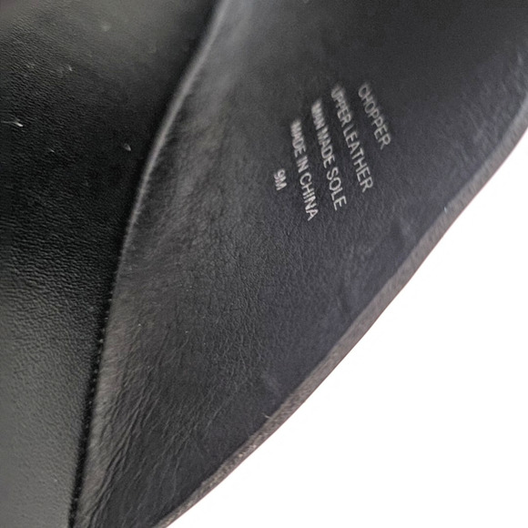 Jeffrey Campbell Chopper Platform Sandal Black Patent Leather Y2K size 9 - Picture 8 of 11